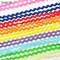 Dandan DIY 50yards Multi-Colors Colorful 5mm Wave Bending Fringe Trim Ribbon for Clothes Dress Sewing Flower Making Home Party Wedding Decoration Lace Ribbon Craft Supply